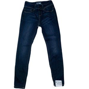 NoBo No Boundaries Skinny Jeans Dark Blue Denim Junior Womens (24 x 28)